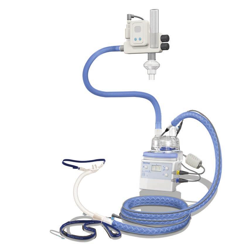 F&P 850 System ADULT CARE Adult Optiflow and Oxygen Therapy The MR850 Humidifier together with the MR90 Autofill Chamber and RT series breathing circuits complete a