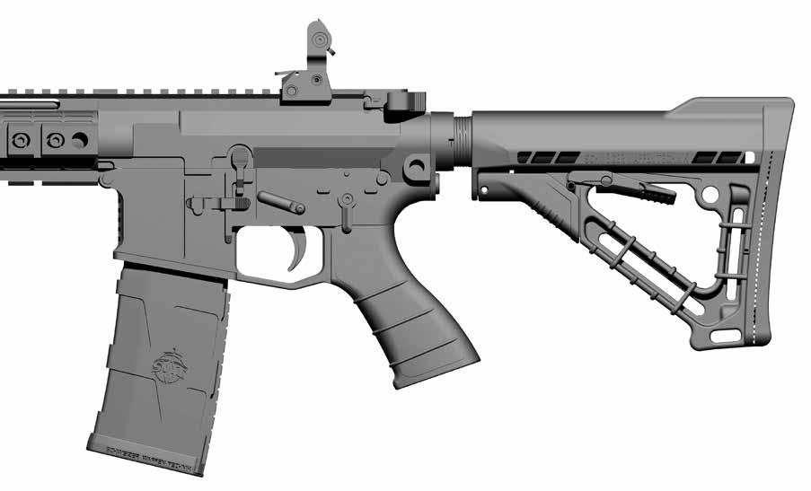 UNLOADING 1 - Set fire control selector (11) on SAFE and keep weapon pointing in a safe direction 2 - Press magazine catch (8) and remove magazine (7) 3 - Pull charging handle (1) to rear.