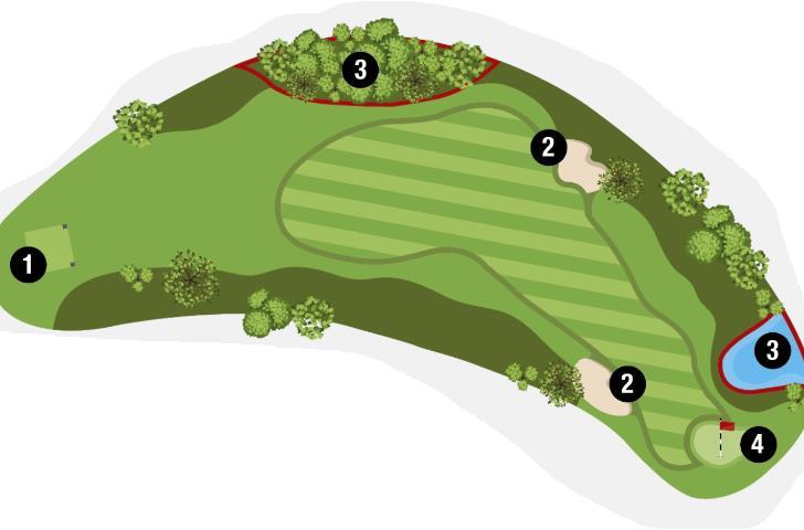 Things found on the Golf Course Areas of the Course The Rules of Golf define 5 areas in that make up the course: (1) Teeing Areas: The places where you start each hole.