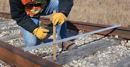 HOW TO GET A GOOD DERAIL FIT MEASURING HEIGHT OF RAIL To be effective, a derail must be correctly sized for the rail it is installed on, and adjusted in height so that the derail block (the part that