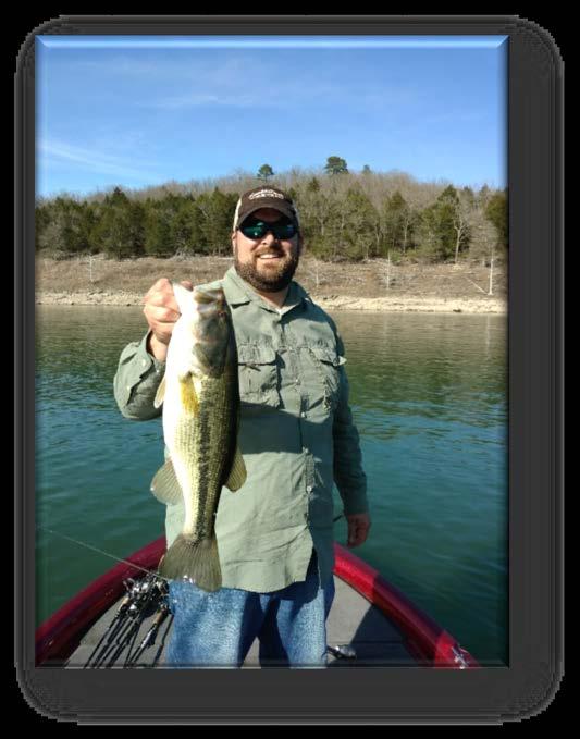 Paul with a nice Largemouth Bass caught