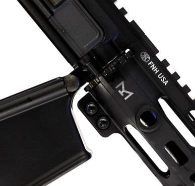 4.2 Disassembly: FNH USA does not recommend removing or disassembling the Midwest Industries, Inc. SSM M-LOK for normal maintenance as it is installed with retaining compound.