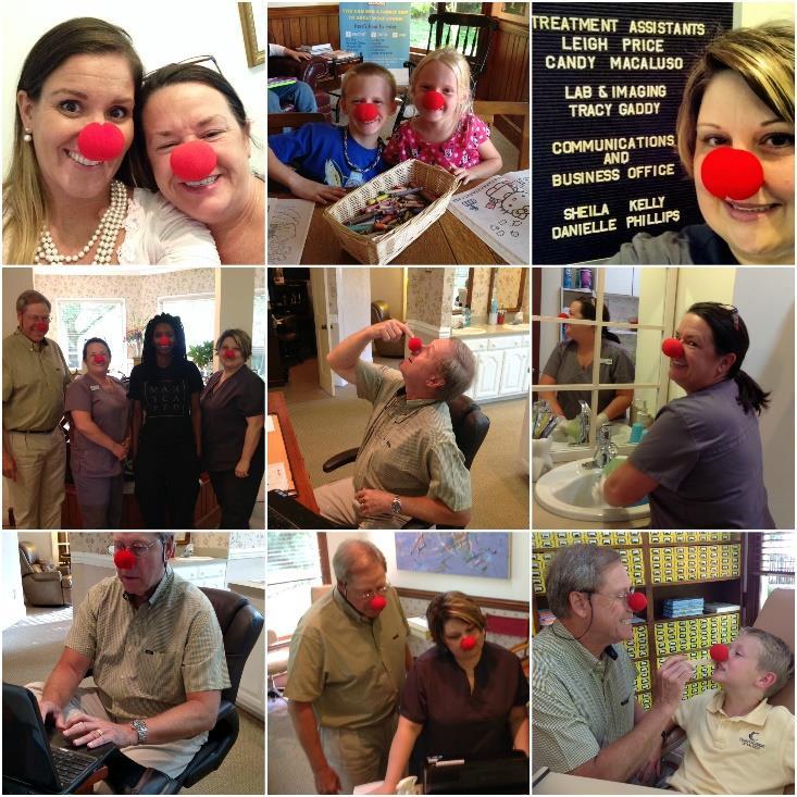 Raleigh Ortho Celebrates Red Nose Day! Red Nose Day is a campaign dedicated to raising money for children living in poverty by simply having fun and making people laugh!