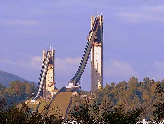 Jumping site for a tour of the 120 meter ski jump.
