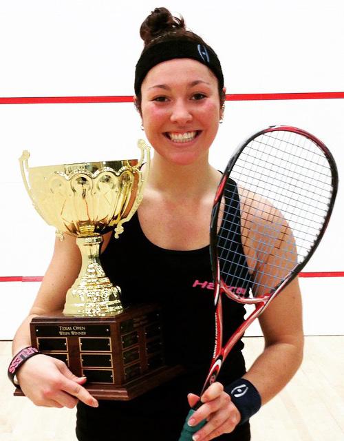 SQUASH, BLOSSOMING Rising star, Amanda Sobhy, has claimed multiple squash titles and has achieved history-making, unprecedented success since the age of 12 when she first picked up a