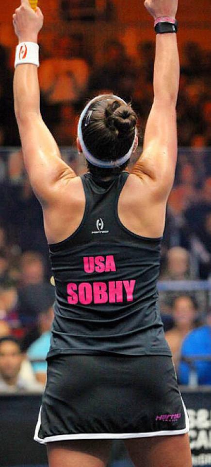 A NEW ATHLETE FOR THE AGES Just as Mia Hamm was the face of women s soccer and Serena Williams the venerable face of women s tennis, Amanda Sobhy is the new, fresh face of squash.