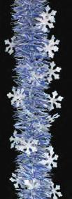 Snowflakes 3686501 Blue/Snow/ w/white