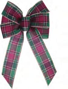 Fancy Hand-Tied Bows & Ribbons 6229 11 Loop Bow, 9" x 16" 6230 Wired Ribbon, 2¹ ₂" x