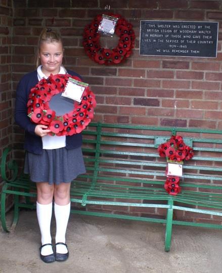 Remembrance Well done to Hannah Gray