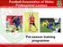 Football Association of Wales Professional Licence. Pre-season training programme