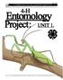 4DC-01PA 4-H. Entomology. Project: UNIT 1. H H