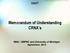 Memorandum of Understanding CRNA s