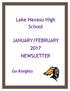 Lake Havasu High School JANUARY/FEBRUARY 2017 NEWSLETTER