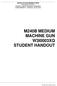 M240B MEDIUM MACHINE GUN W3I0003XQ STUDENT HANDOUT