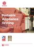 Seaward Instruments. Portable Appliance. Portable Appliance Testing A Practical Guide. Testing. A Practical Guide