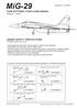 MiG-29 Scale EDF Radio Control model airplane