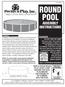 ROUND POOL ASSEMBLY INSTRUCTIONS DANGER ADULT SUPERVISION REQUIRED