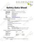 Safety Data Sheet. GHS Classification This product is not subject to hazardous classification