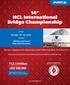 14 th. HCL Interna onal Bridge Championship. Asset Area 4 - Hospitality District, Delhi Aerocity, New Delhi , India. Phone: