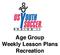 Age Group Weekly Lesson Plans Recreation