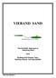 VIEBAND SAND. The Scientific Approach to Selecting Sand. And. Building Golf Greens, Tees, Bowling Greens and Sportsfields. Why this Booklet?