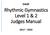 SAGF. Rhythmic Gymnastics Level 1 & 2 Judges Manual