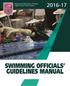 NFHS SWIMMING OFFICIALS GUIDELINES MANUAL