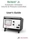 RoVent Jr. Automatic Ventilator Volume & Pressure Controlled. User s Guide