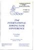 22nd INTERNA TIONAL TOWING TANK CONFERENCE