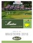 Masters THE EXPERIENCE OF A LIFETIME
