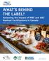 WHAT S BEHIND THE LABEL? Assessing the Impact of MSC and ASC Seafood Certifications in Canada