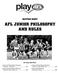 AFL JUNIOR PHILOSOPHY AND RULES