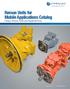 Reman Units for Mobile Applications Catalog. Pumps, Motors, Parts and Repair Services