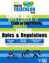 Rules & Regulations TROPHIES. TEAM or INDIVIDUAL AWARDS BOYS & GIRLS 4-17 TRIATHLON JCC YOUTH R 2014 SUNDAY, JUNE 22. questions