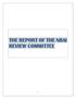 THE REPORT OF THE NRAI REVIEW COMMITTEE