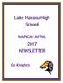 Lake Havasu High School MARCH/APRIL 2017 NEWSLETTER