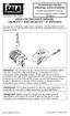 USER INSTRUCTION MANUAL SALALIFT AND SALALIFT II WINCHES