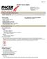 SAFETY DATA SHEET 24 HR. EMERGENCY TELEPHONE NUMBERS CHEMTREC (800)