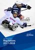 World Para Ice Hockey. Regulations