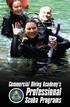 Commercial Diving Academy s. Professional. Scuba Programs