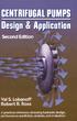 CENTRIFIUGAL PUMPS Design & application. Second Edition