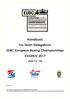 Handbook For Team Delegations EUBC European Boxing Championships KHARKIV 2017