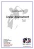 a useful guide to Linear Assessment