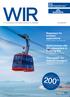 200 th issue with special supplement. Ropeways for summer applications