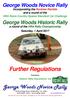 George Woods Novice Rally. incorporating the Rookies Ramble and a round of the HRA Resto Country Spares Standard Car Challenge