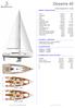 Oceanis 45. General Equipment list - Europe GENERAL SPECIFICATIONS ARCHITECTS / DESIGNERS CE CERTIFICATION STANDARD SAIL LAYOUT AND AREA