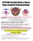 2016 AAU Georgia Baton & Dance Super Regional Championships