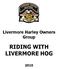 Livermore Harley Owners Group RIDING WITH LIVERMORE HOG