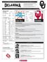 Oklahoma Schedule. At A Glance