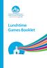 Lunchtime Games Booklet